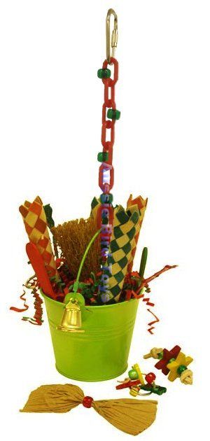 AC 008XMAS XMAS BUCKET W/BELLS