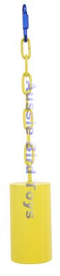 AA MBY MEDIUM BELL YELLOW W/ MATCHING CHAIN - Click Image to Close